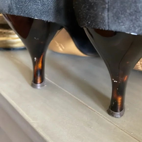 Women’s Salvatore Ferragamo black Suede Heels Shoes Pump - Picture 5 of 8